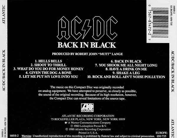 Back In Black