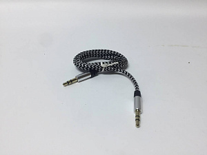 Кабель 1 метр Mini Jack 3.5 (AUX) x Mini Jack 3.5 (AUX) (провод)